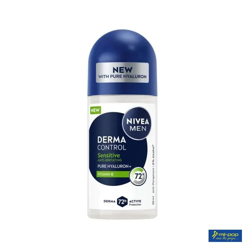 NIVEA MEN ROLL-ON DERMA CONTROL SENSITIVE ANTI-IRRITATION 50 ML 