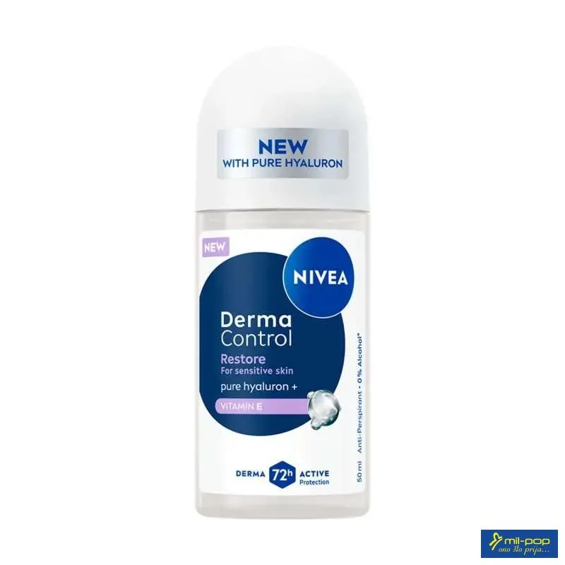 NIVEA ROLL-ON DERMA CONTROL RESTORE SENSITIVE SKIN 50 ML 