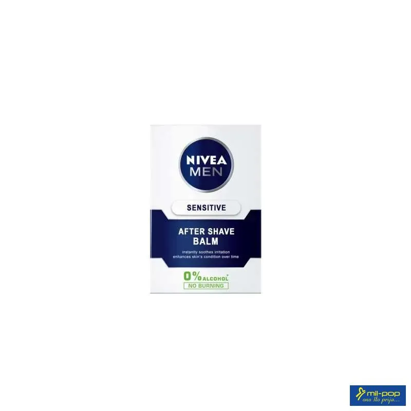 NIVEA MEN SENSITIVE BALSAM ZA POSLE BRIJANJA + SENSITIVE PENA GRATIS (81306+81720) 