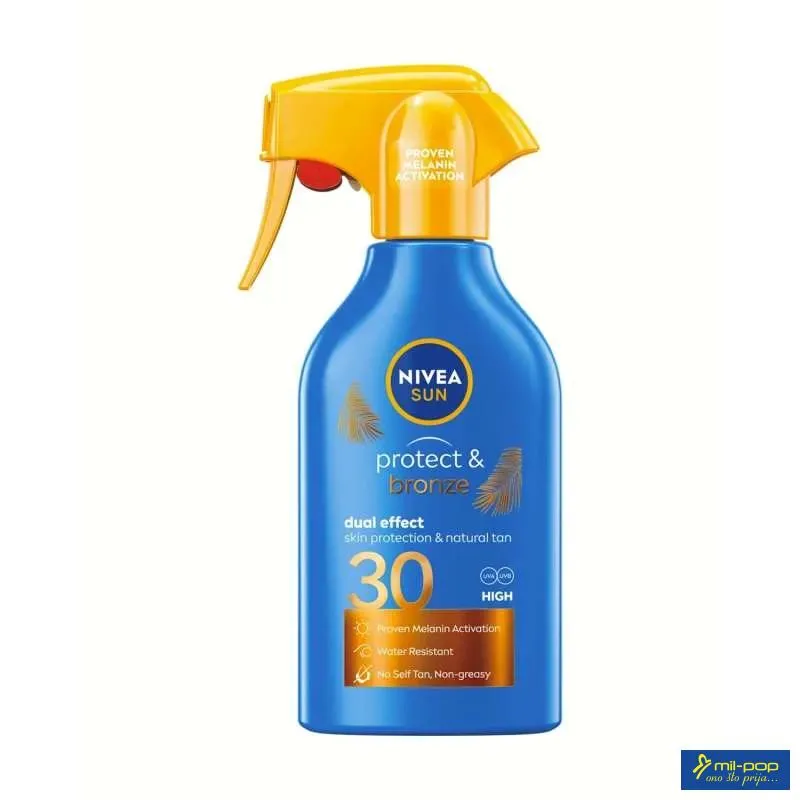 NIVEA SUN SPREJ PROTECT & BRONZE SPF30+ 250ML 