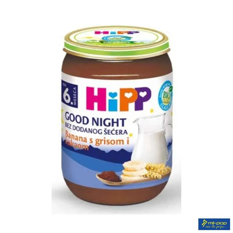 MLIJECNA ZA LAKU NOĆ - GRIZ KAKAO SA BANANOM - 5 MJ. 