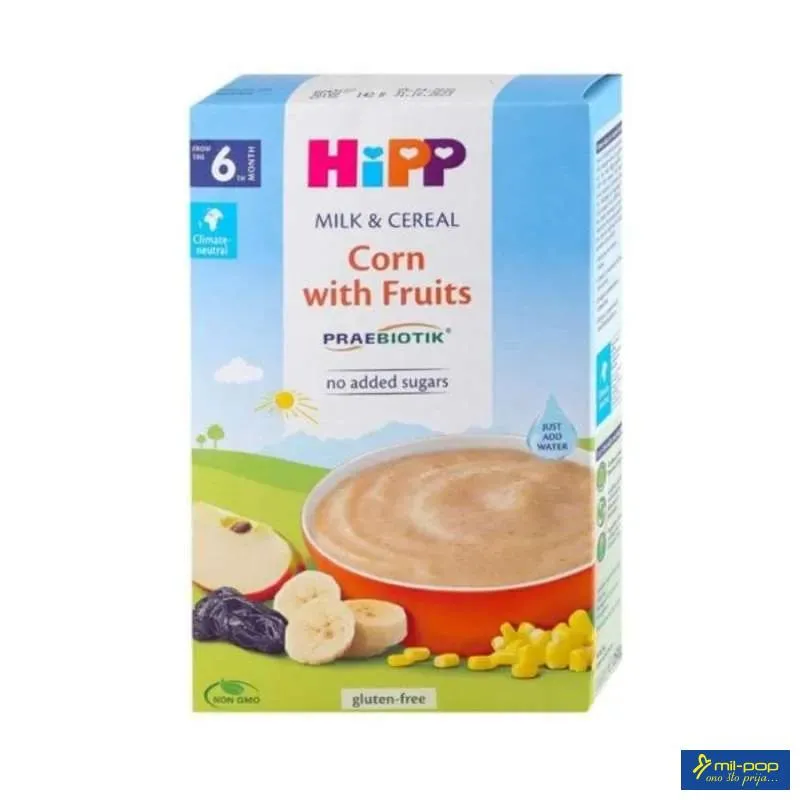 HIPP INSTANT MLIJEČNA - FINO VOCE - 6 MJ. 