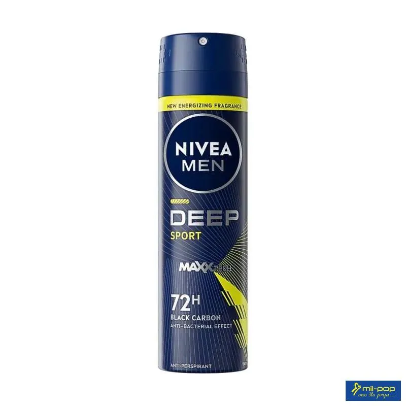 NIVEA MEN DEEP SPORT ANTIPERSPIRANT SPREJ 150 ML 