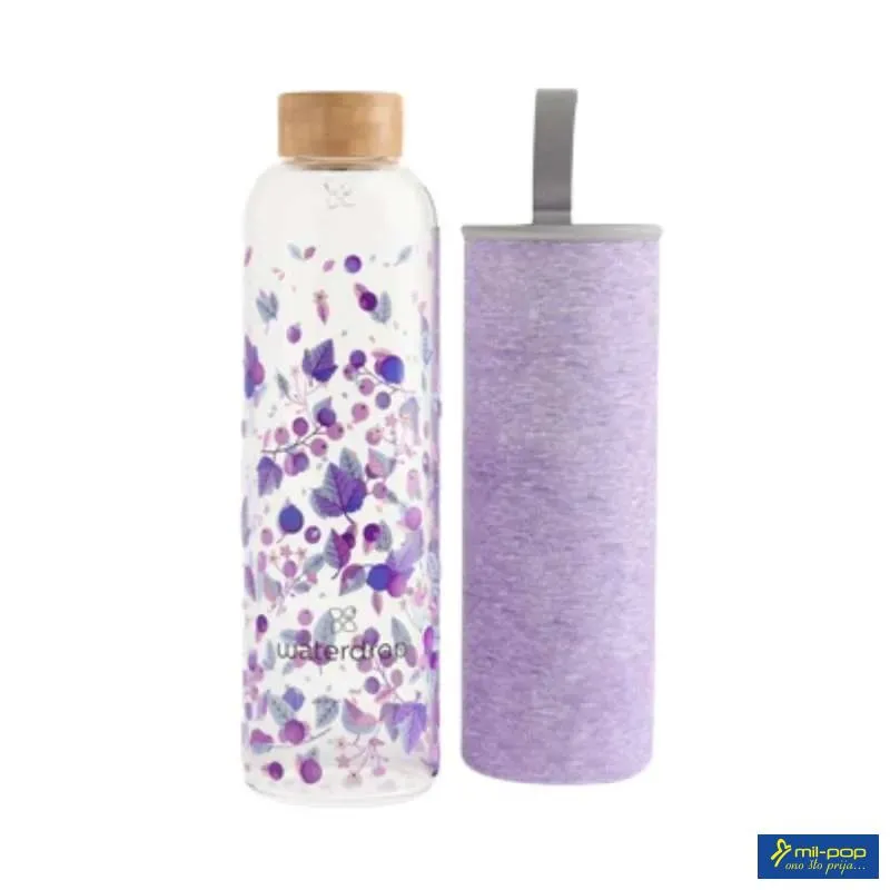 WATERDROP GLASS BOTTLE BOOST 600ML 