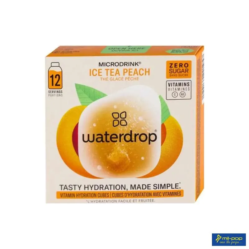 WATERDROP MICRODRINK ICE TEA PEACH 