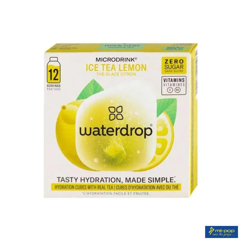 WATERDROP MICRODRINK ICE TEA LEMON 