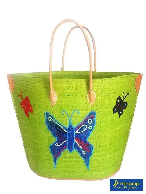 LA PLAGE TORBA ZA PLAZU S AVEC POCHON BUTTERFLY