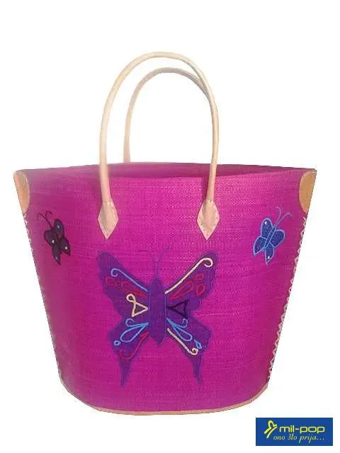 LA PLAGE TORBA ZA PLAZU S AVEC POCHON BUTTERFLY