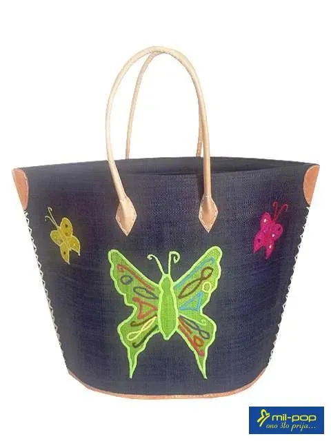 LA PLAGE TORBA ZA PLAZU S AVEC POCHON BUTTERFLY