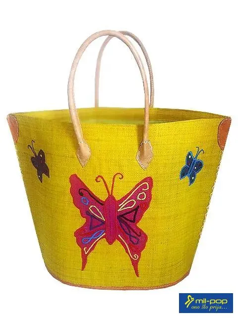 LA PLAGE TORBA ZA PLAZU S AVEC POCHON BUTTERFLY