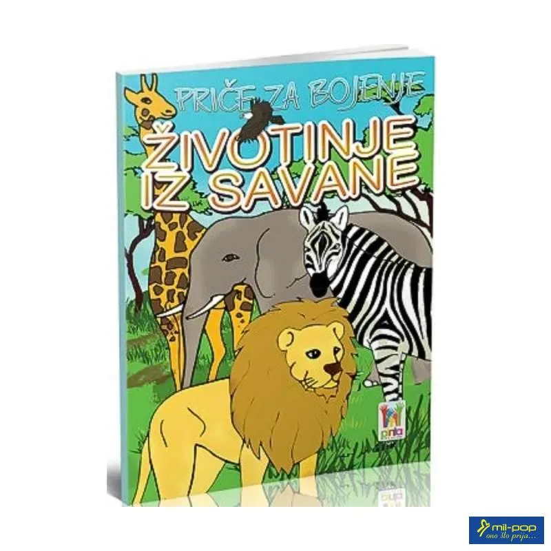 PRIČE ZA BOJENJE-ŽIVOTINJE IZ SAVANE 