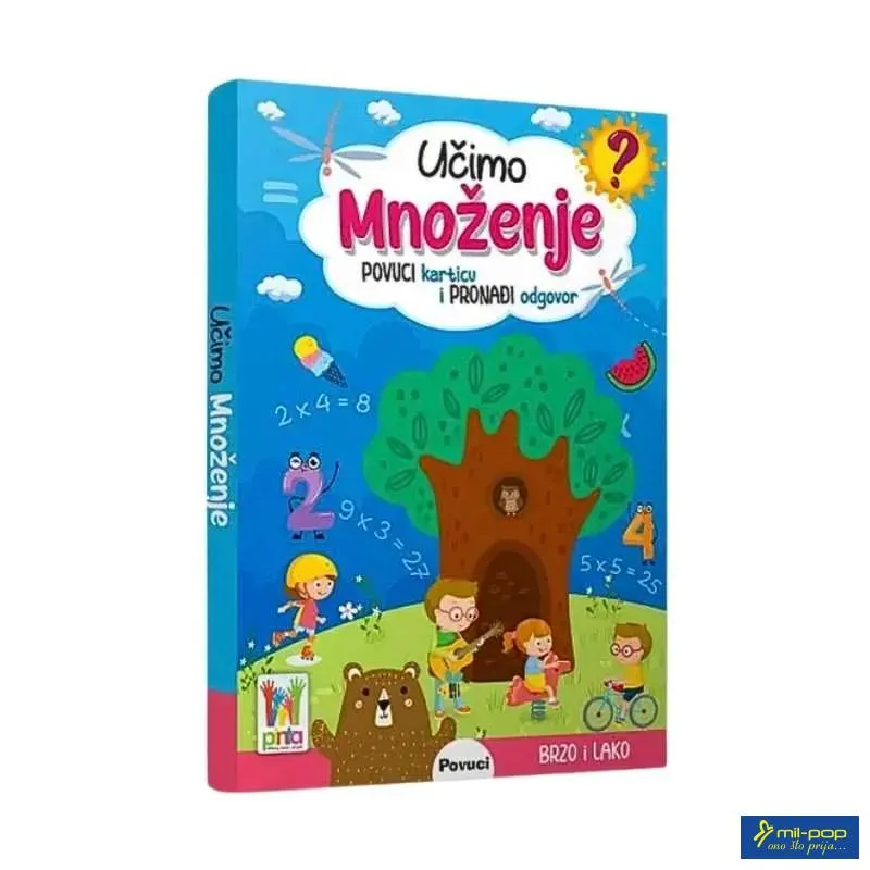 KNJIGA - UČIMO MNOŽENJE 