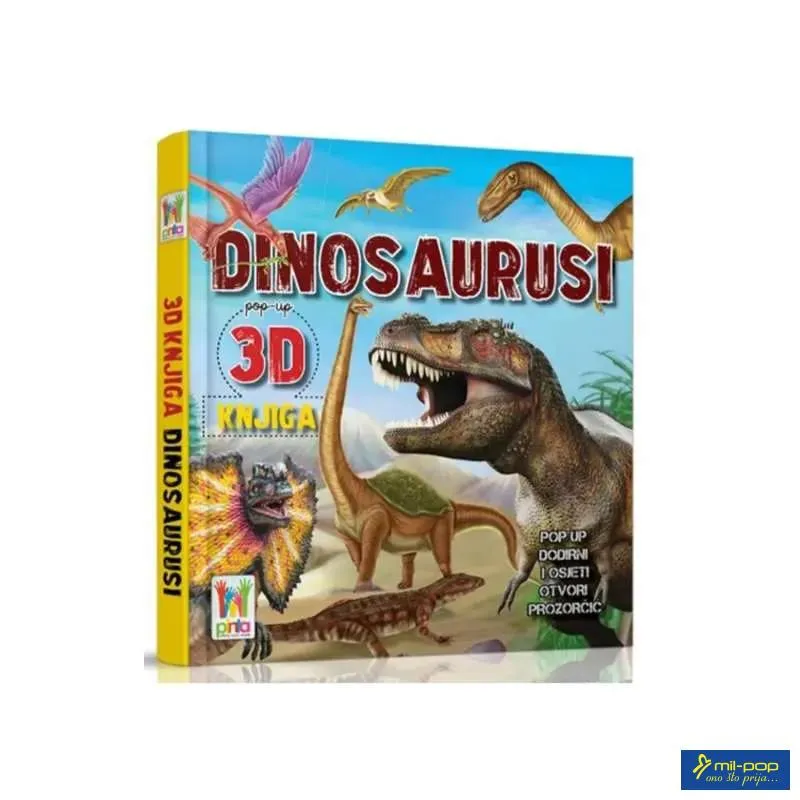 3D KNJIGA - DINOSAURUSI 