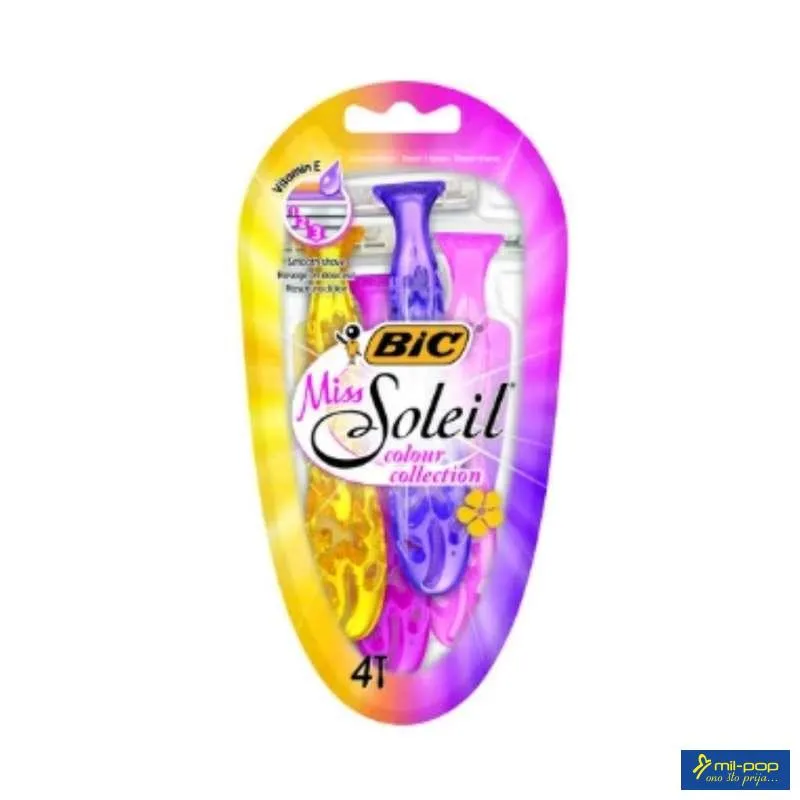 BIC BRIJAC MISS SOLEIL COLOUR COLLECTION 3+1 