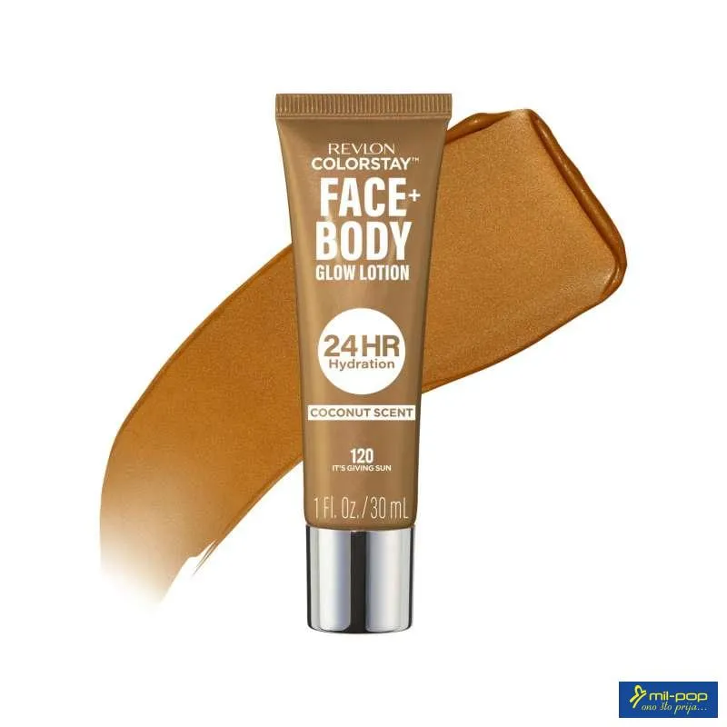 REVLON CS FACE&BODY GLOW LTN ITS GIVNG SN 