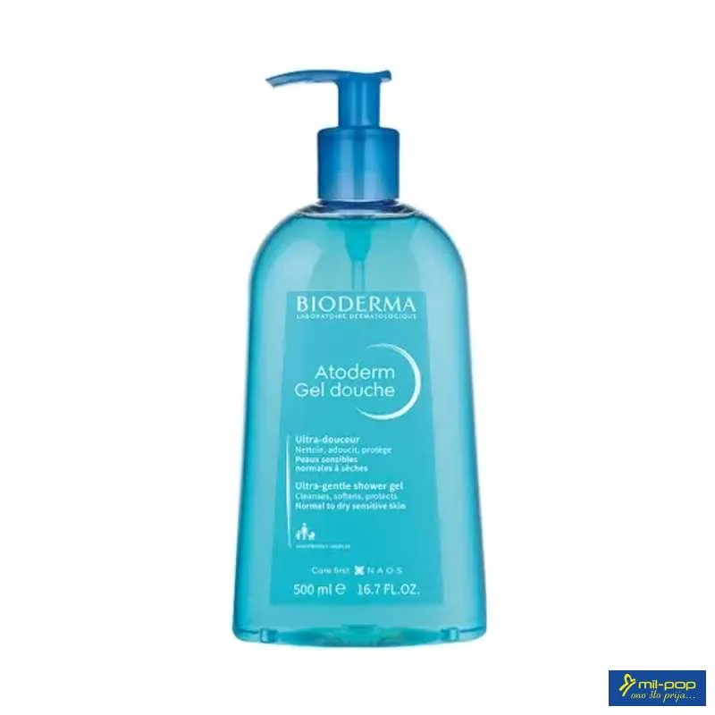 BIODERMA ATODERM BLAGI GEL ZA TUSIRANJE 500 ML 