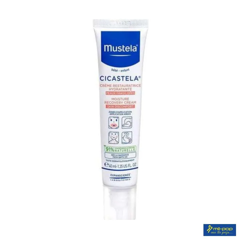MUSTELA CICASTELA KREMA ZA ZACJELJIVANJE 40ML 