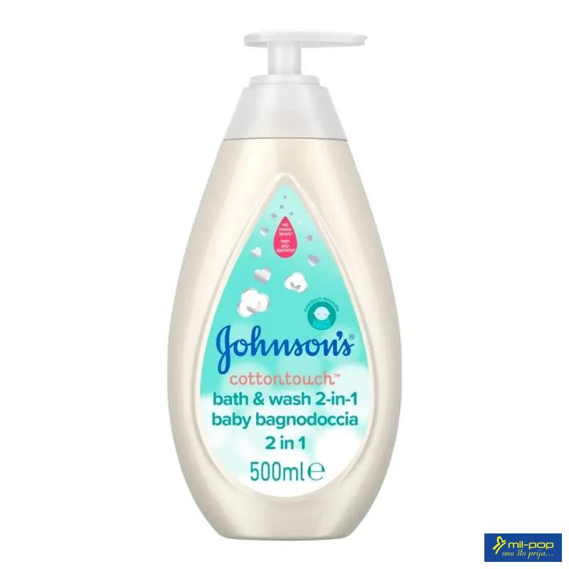 JB BATH&WASH 2-IN-1 COTTONTOUCH NEWBORN 500ML NEW - 2 U 1 GEL ZA PRANJE KOSE I TIJELA NOVOROĐENCADI