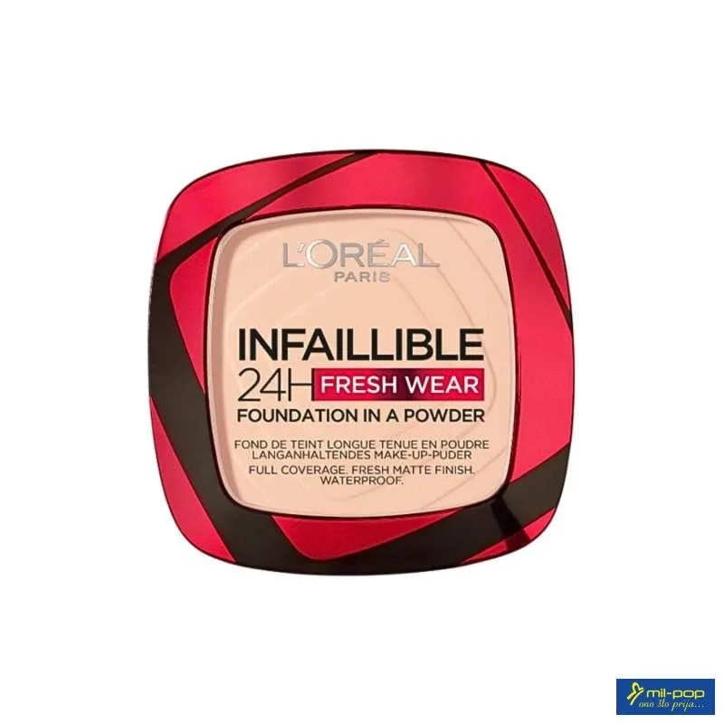 LOREAL INFAILLIBLE KAMENI PUDER 24H 180 ROSE SAND 