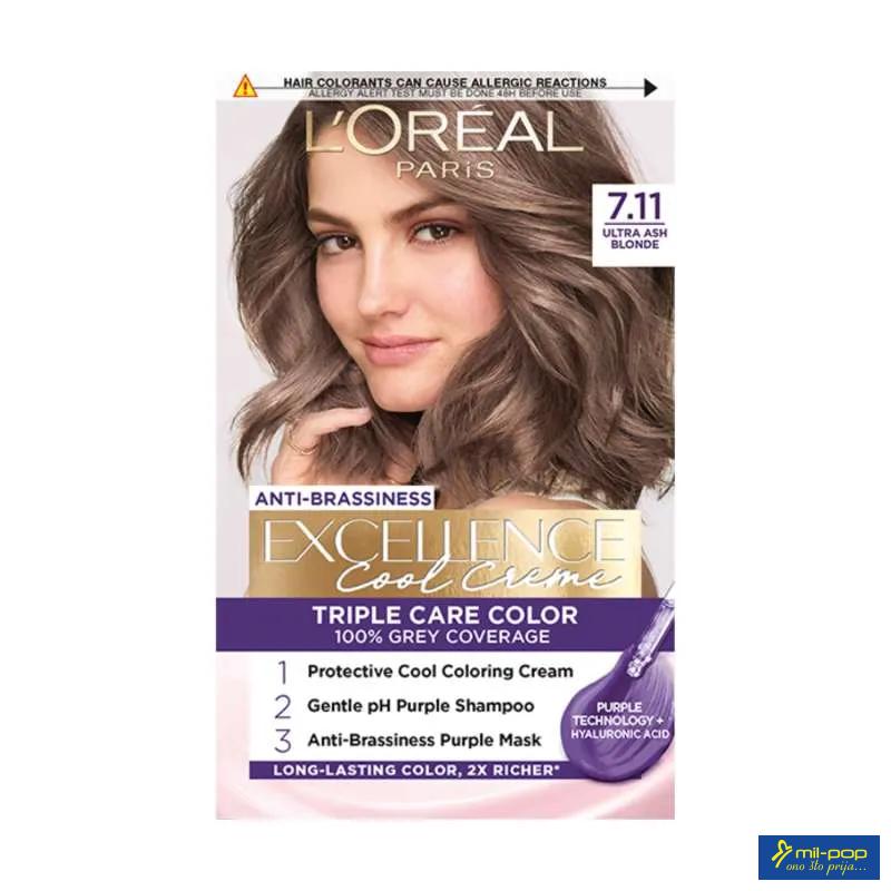 EXCELLENCE COOL 7.11 ULTRA ASH BLONDE 