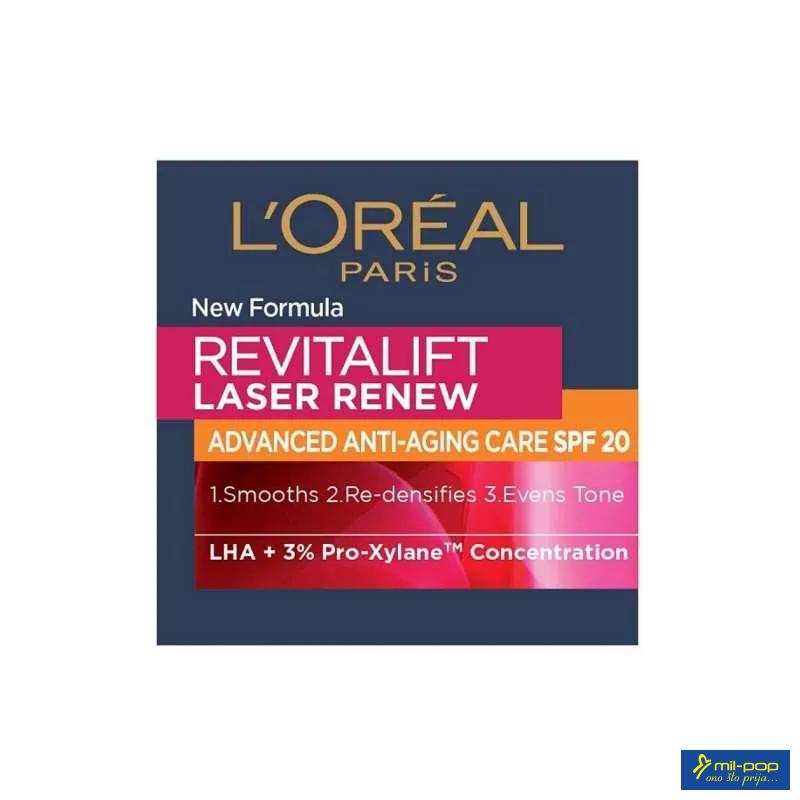 LOREAL REVITALIFT LASER PROTIV BORA SFF20 DAY CREAM 