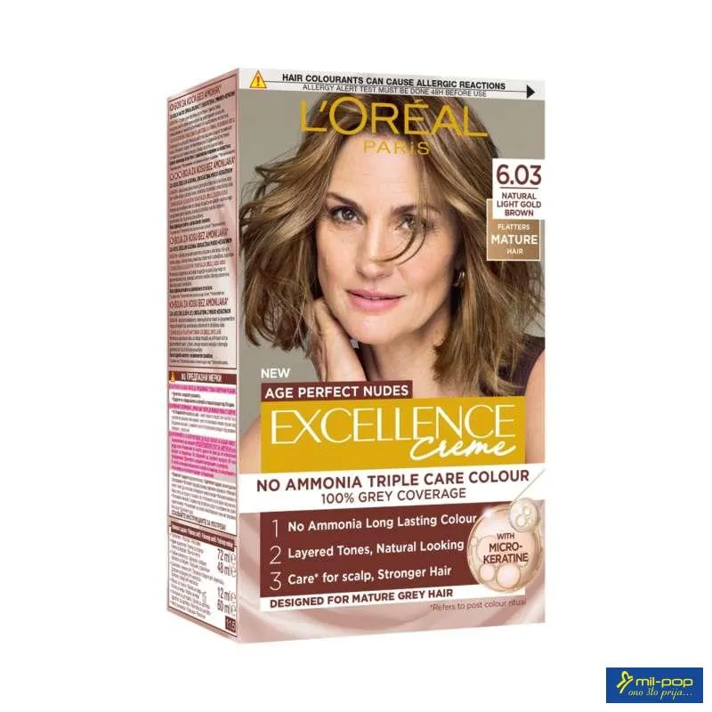 EXCELLENCE UNIVERSAL NUDES 6.03 ASH BROWN 