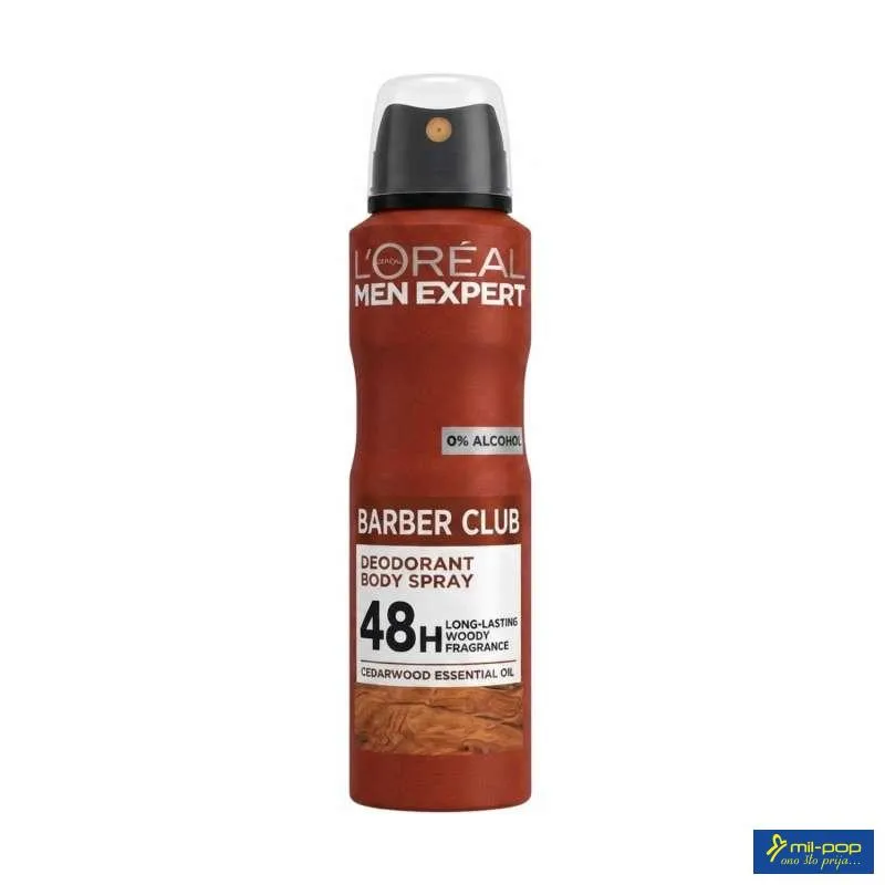 LORÉAL PARIS MEN EXPERT BARBER CLUB DEZODORANS U SPREJU 150 ML 