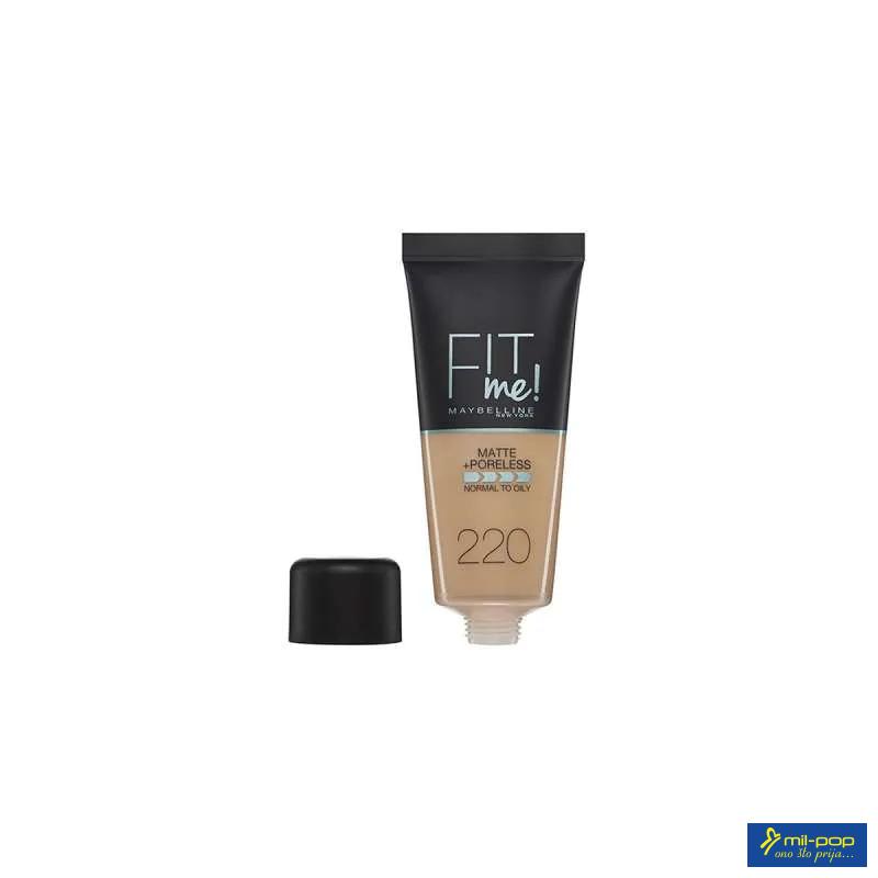 MAYBELLINE PUDER ZA LICE FIT ME MATTE + PORELESS FOUNDATION 220 NATURAL BEIGE