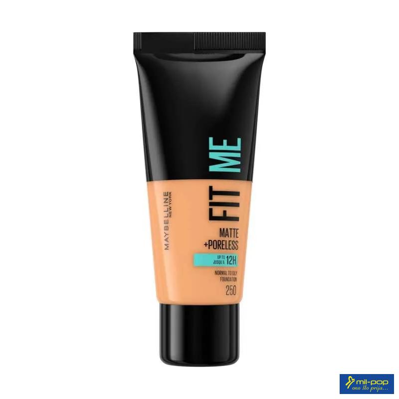 MAYBELLINE PUDER ZA LICE FIT ME MATTE + PORELESS 250 SUN BEIGE