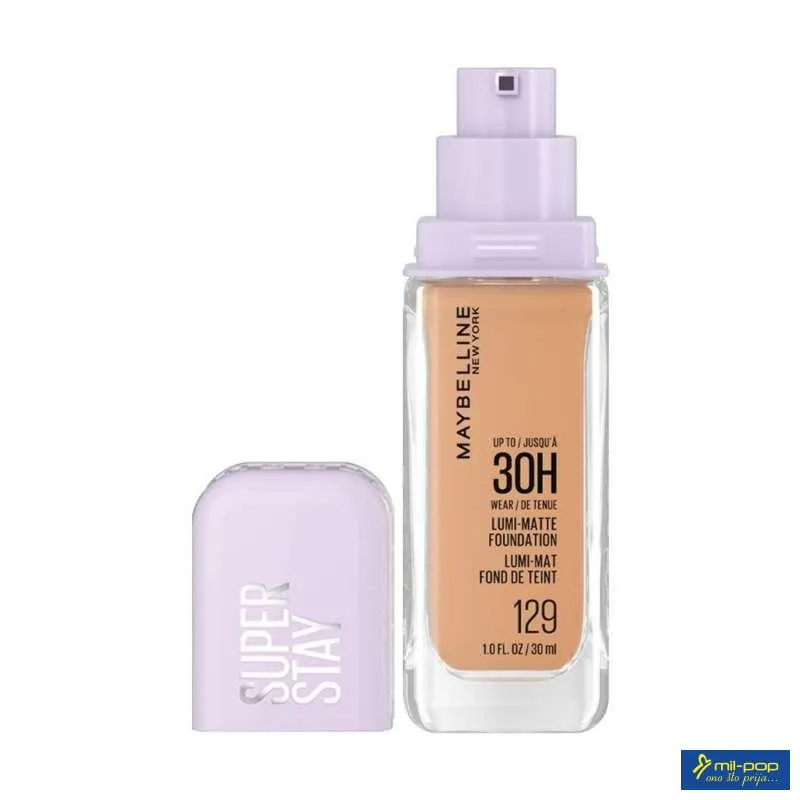 MAYBELLINE TEČNI PUDER SUPER STAY LUMI MATTE 129