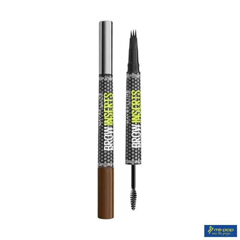 MAYBELLINE NEW YORK BROW INSERT 2 U 1 OLOVKA ZA OBRVE ASH BROWN 4.5 