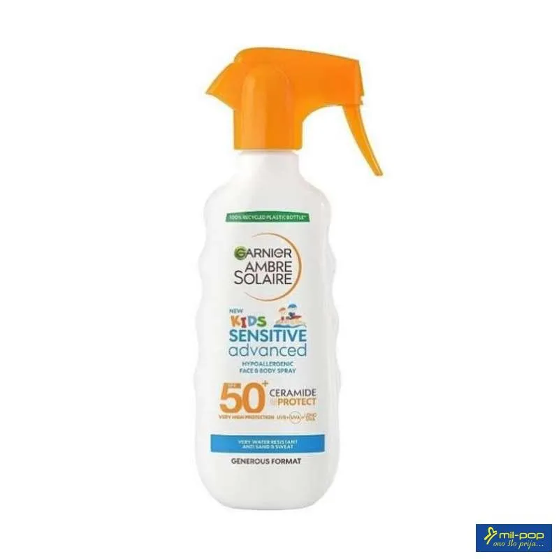 GARNIER AMBRE SOLAIRE SENSITIVE ADV KIDS SPRAY SPF 50 270ML 
