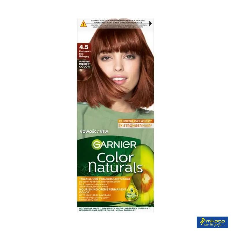 GARNIER FARBA ZA KOSU COLOR NATURALS 4.5 MAHOGANY