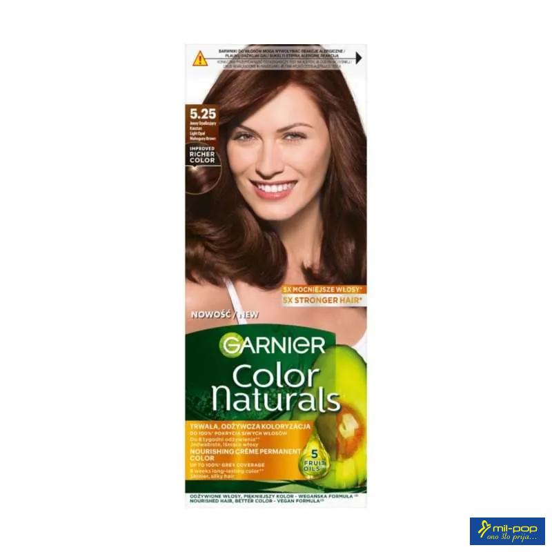 GARNIER FARBA ZA KOSU COLOR NATURALS 5.25 LIGHT OPAL MAHOGANY BROWN