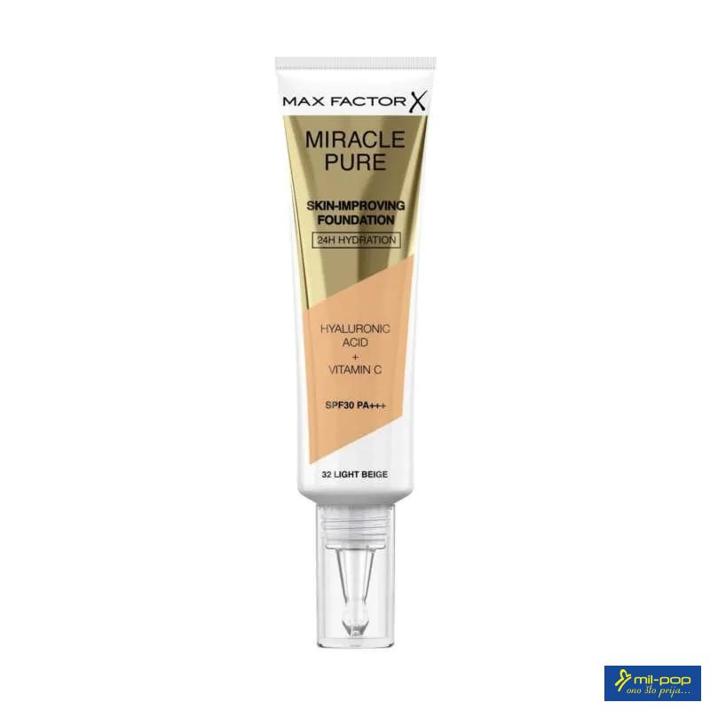 MAX FACTOR PUDER MIRACLE PURE 32 LIGHT BEIGE 