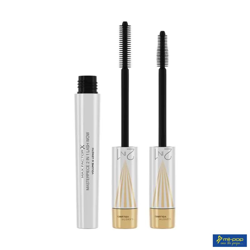 MAX FACTOR MASKARA MASTERPIECE 2 U 1 LASH WOW 