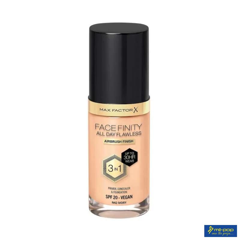 MAX FACTOR PUDER ZA LICE FACEFINITY 3IN1 N42 IVORY NEW 