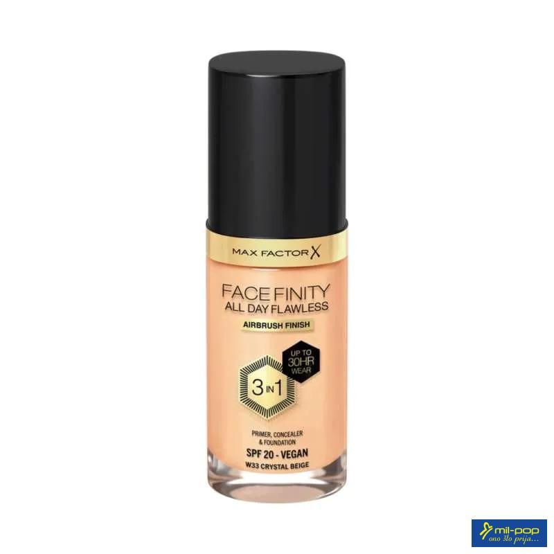 MAX FACTOR PUDER ZA LICE FACEFINITY 3IN1 W33 CRYST BEIGE 30ML 