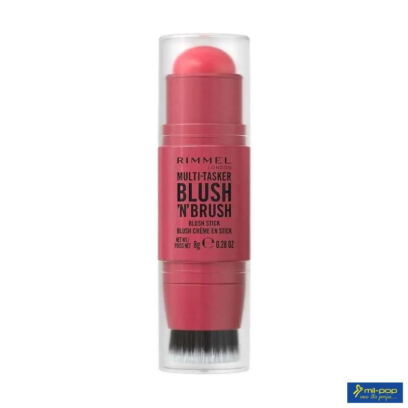 RIMMEL MULTI TASKER BLUSH`N`BRUSH - 150 CHERRY ON POINT 