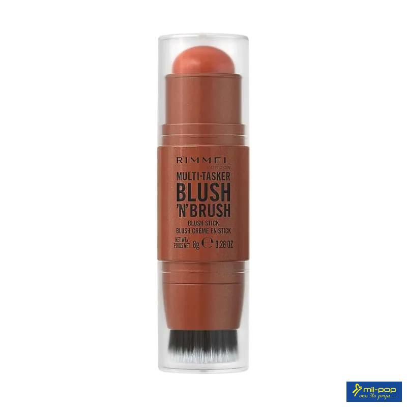 RIMMEL MULTI TASKER BLUSH`N`BRUSH - 300 NEARLY SUEDE 