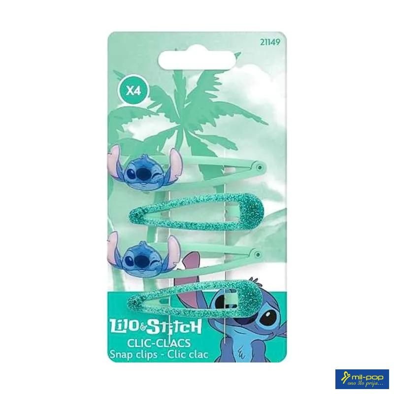 DISNEY ŠNALICE ZA KOSU LILO & STITCH CLIC CLAC 4/1 