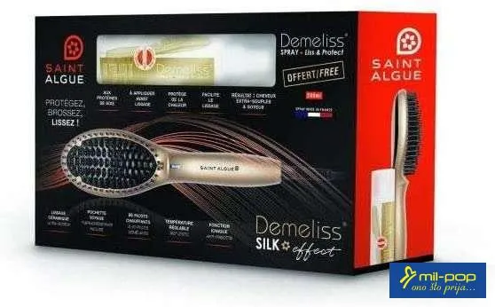 DEMELISS SILK EFFECT SET ELEKTRICNA CETKA + LOSION ZA ZASTITI KOSE 200ML