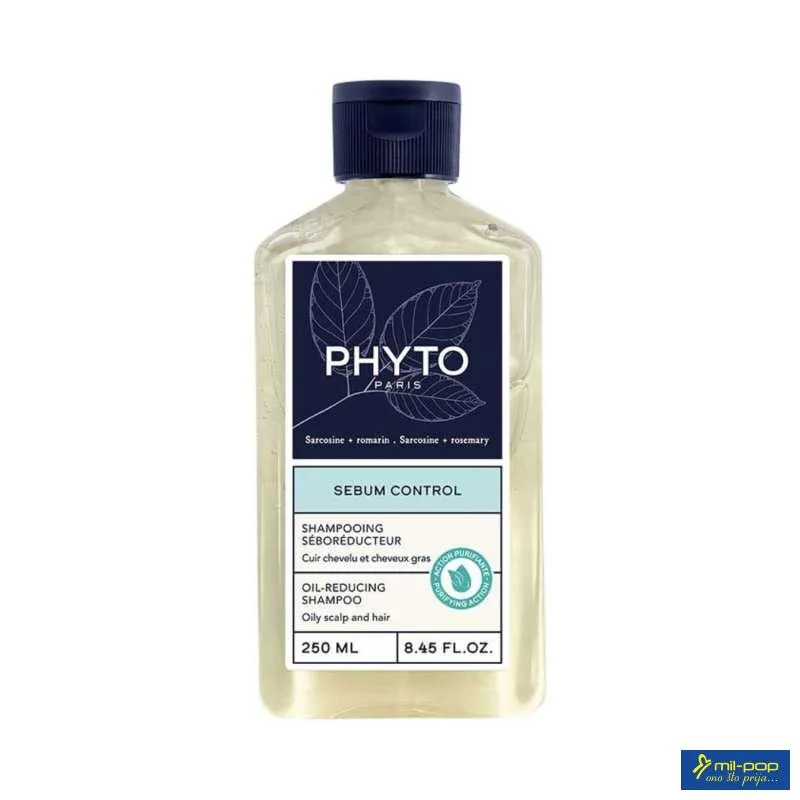 PHYTO SEBUM CONTROL ŠAMPON 250ML 