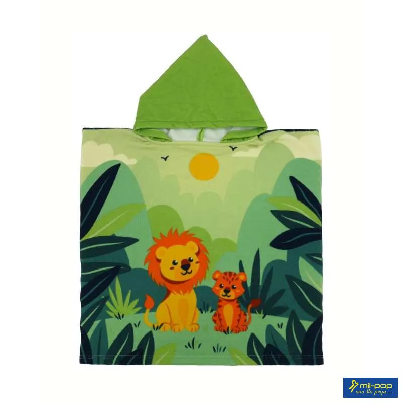 LA PLAGE PEŠKIR ZA PLAŽU PONCHO JUNGLIA  60X120 