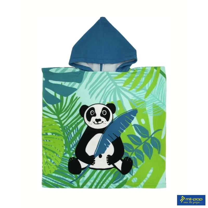 LA PLAGE PEŠKIR ZA PLAŽU PONCHO PANDA 60X120 
