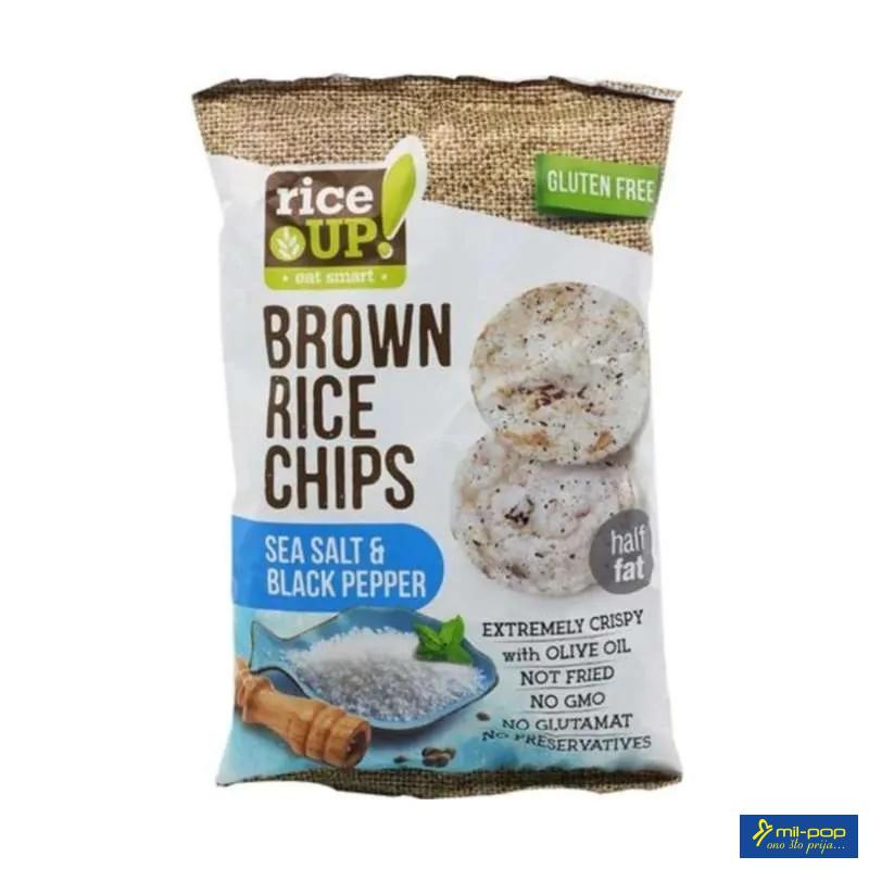 RICE UP RIZIN ČIPS MORSKA SO I BIBER 60G 