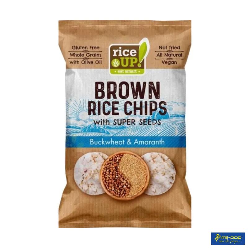 RICE UP ORGANSKI ČIPS AMARANT HELJDA 25G 