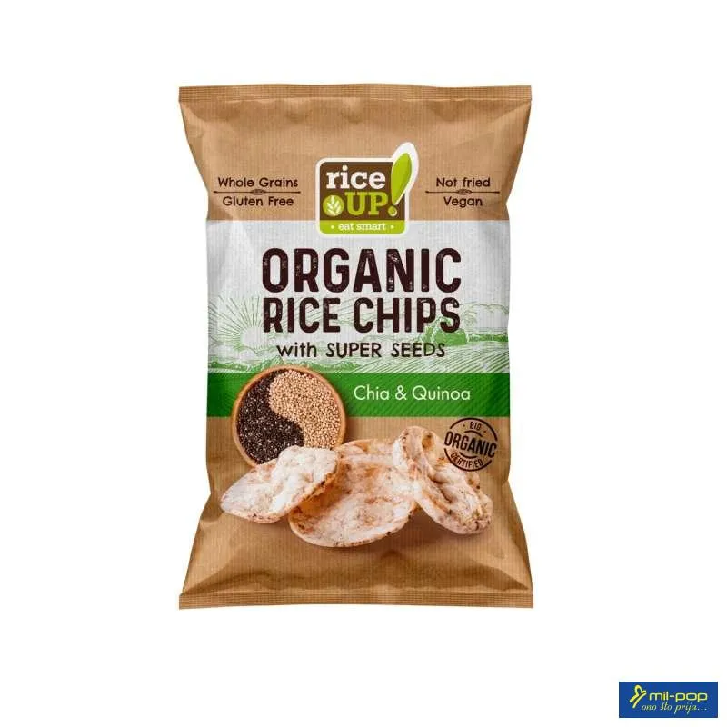 RICE UP ORGANSKI ČIPS CIA KINOA 25G 