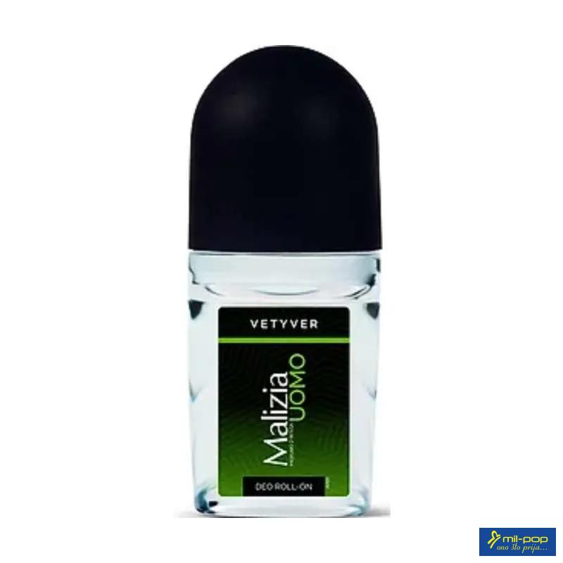 MALIZIA UOMO VETYVER DEO ROLL-ON 