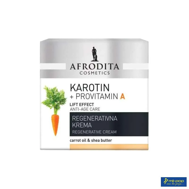 AFRODITA KAROTIN + PROVITAMIN A KREMA REGEN. 50ML